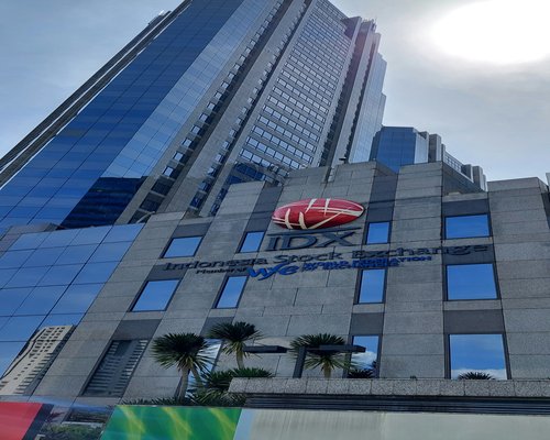 Modern office building facade in Jakarta Selatan